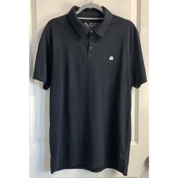 Into The AM T Shirt Size L Black Short Sleeve Crew Neck Pullover Logo Mens - Picture 1 of 5